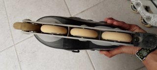 Patines en línea Oxelo rojos y negros