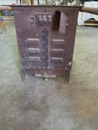 Máquina de soldar antigua