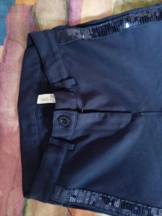Pantaloni eleganti bimba blu 7-8 anni