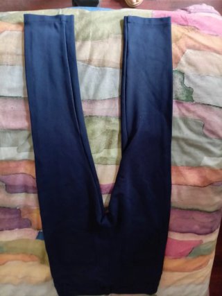 Pantaloni eleganti bimba blu 7-8 anni