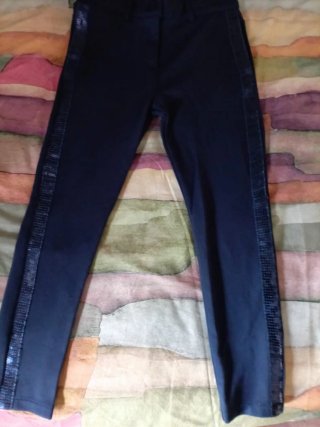 Pantaloni eleganti bimba blu 7-8 anni
