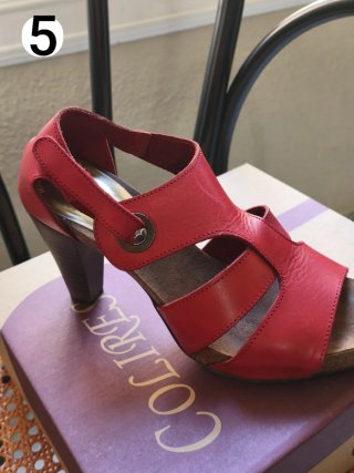 Zapatos de tacón varios colores y estilos