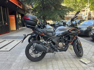 Moto Voge 300DS Adventure Gris/Naranja