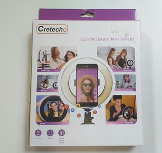 Aro de luz con trípode y mando