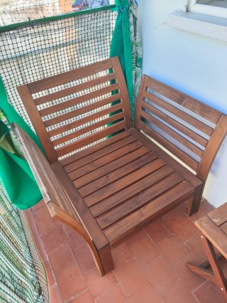 Muebles de jardín de madera