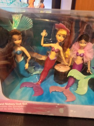Set Muñecas Disney Ariel y Hermanas