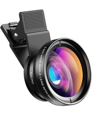 Objetivo para móvil con clip
