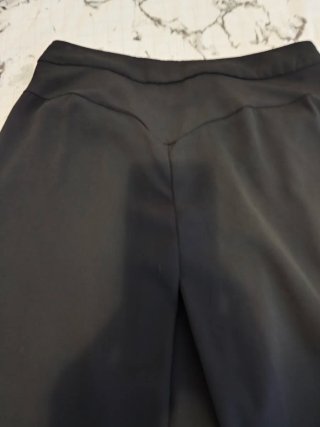Falda pantalón ancha negra