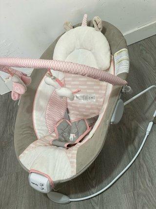 Mecedora bebé unicornio rosa