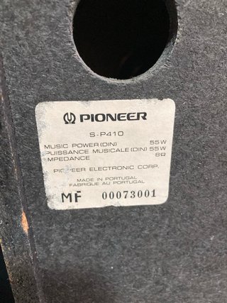 Altavoces Pioneer S-P410