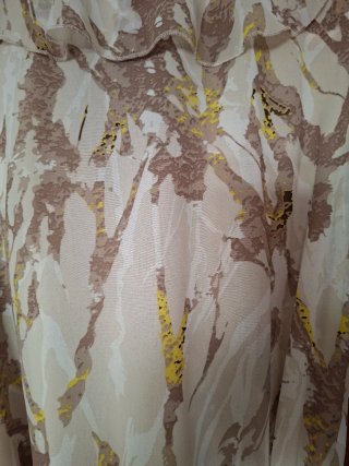 Vestido cruzado midi estampado