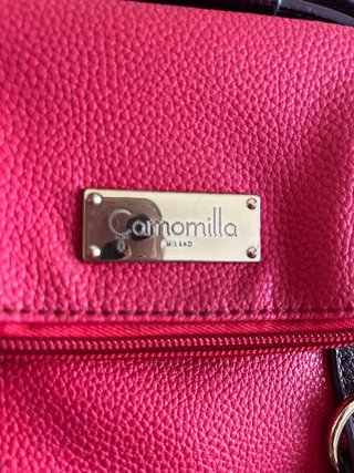 Bolso Camomilla Rojo y Marrón