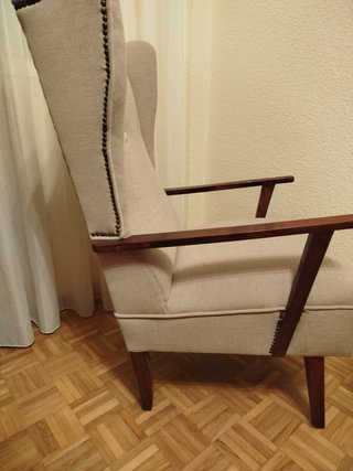 Butacas orejeras retro mid-century