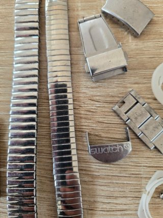 Lote piezas repuesto relojes oro y plata