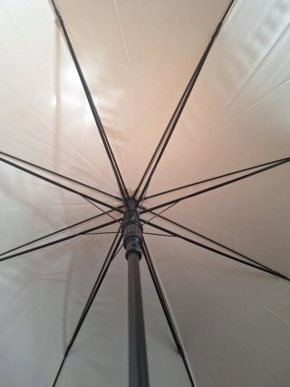 Paraguas familiar grande beige