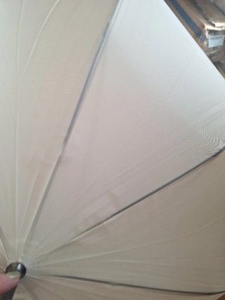 Paraguas familiar grande beige