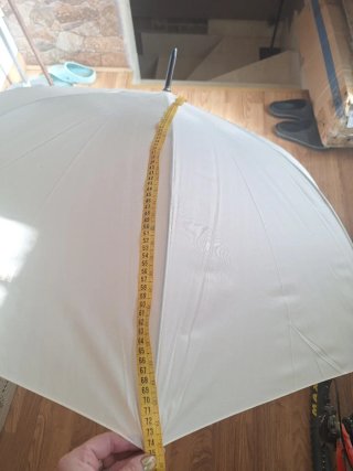 Paraguas familiar grande beige