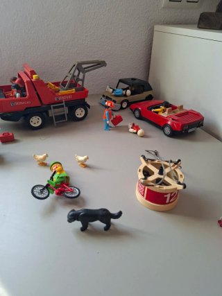 Playmobil médicos y vehículos de emergencia