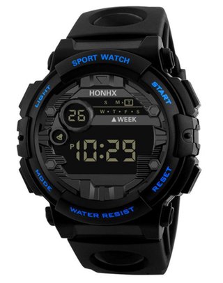 Reloj Táctico Deportivo HONHX Negro