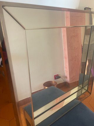 2 Specchi in Acciaio Inox 60x60. Sono due identici