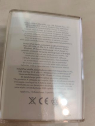 iPod Shuffle 2GB Azul/Plata Nuevo