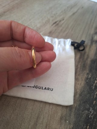 Pendientes Aro Nairobi Baño Oro