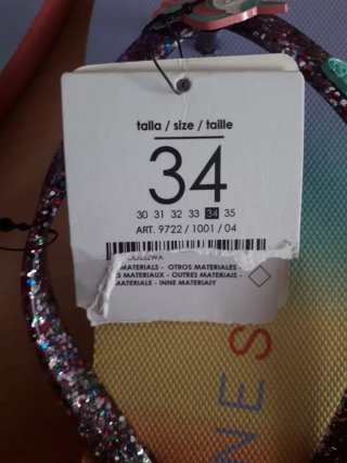 Ciabatte infantili multicolor