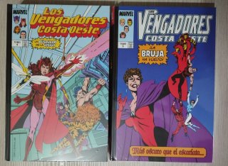 LOS VENGADORES COSTA OESTE 1+2+3+4+5 MLE PANINI/SD