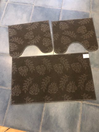 Set 3 Tappetini Bagno Farfalle