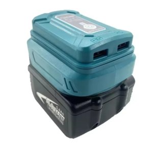 Adaptador Batería Makita a USB + Linterna