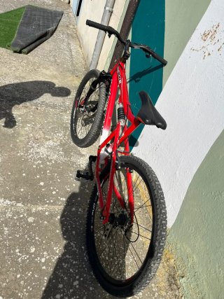Bicicleta MTB 26 Roja