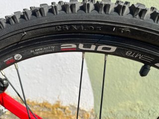 Bicicleta MTB 26 Roja