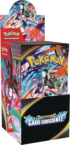 Expositor Pokémon Caos Creciente 18 Sobres Español