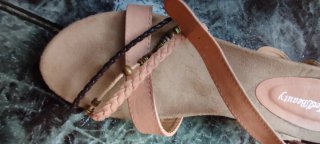 Sandalias Belle&Beauty Marrón y Rosa