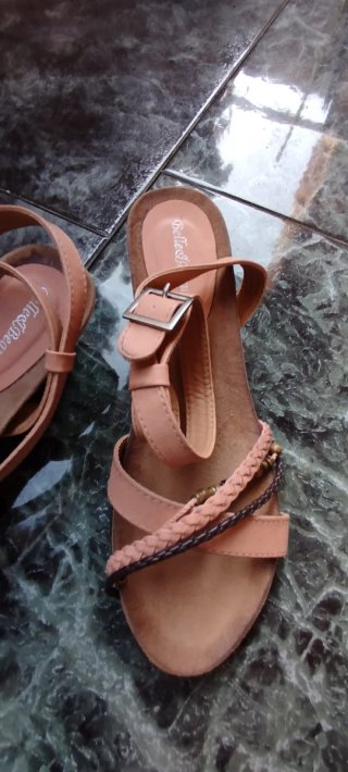 Sandalias Belle&Beauty Marrón y Rosa