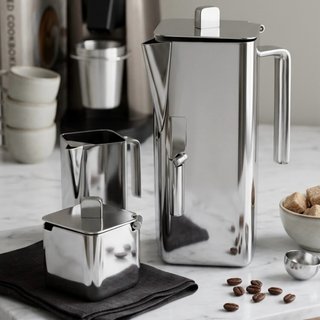 Juego Acero Inox Vintage Café/Té (3 Piezas)