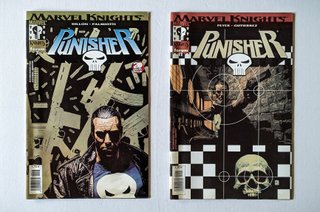 Lote de 2 ejemplares del comic Punisher.