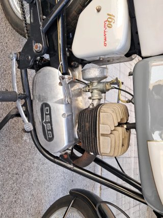 Ossa 160t 1963 Moto Clásica Negra