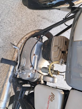 Ossa 160t 1963 Moto Clásica Negra