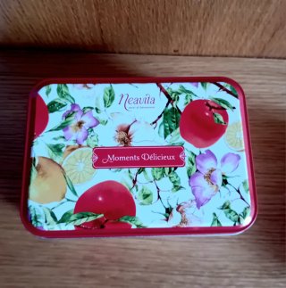 Set 2 Tazze Mug Ceramica Motivo Floreale Frutta