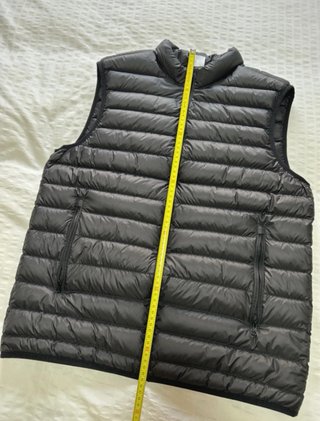 Chaleco Plumas Inesis Decathlon Negro