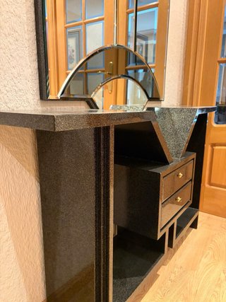 Mueble recibidor con espejo