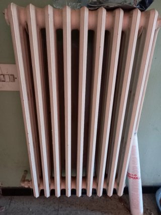 Radiador de hierro blanco