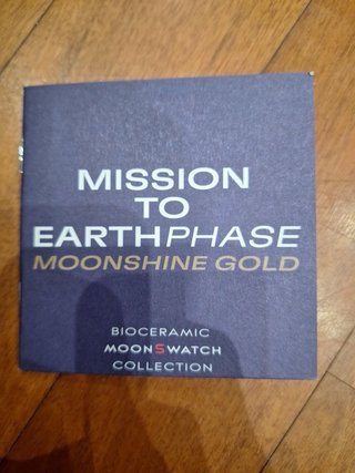Swatch Mission to Earthphase Moonshine Gold