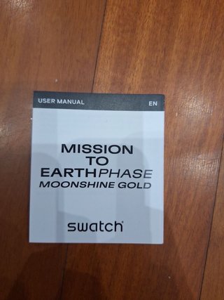 Swatch Mission to Earthphase Moonshine Gold