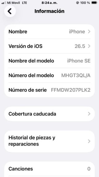 iPhone SE Negro