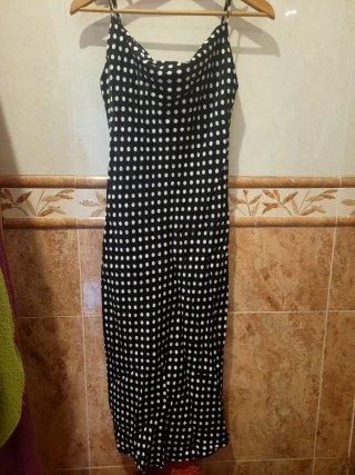 Vestido Midi Lunares ZARA Talla M