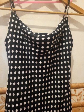 Vestido Midi Lunares ZARA Talla M
