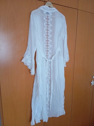 Blusón Ibicenco Blanco Talla Única
