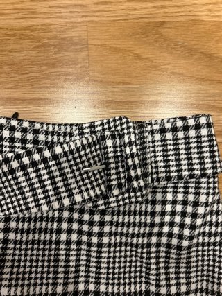 Falda pantalón corta Stradivarius cuadros